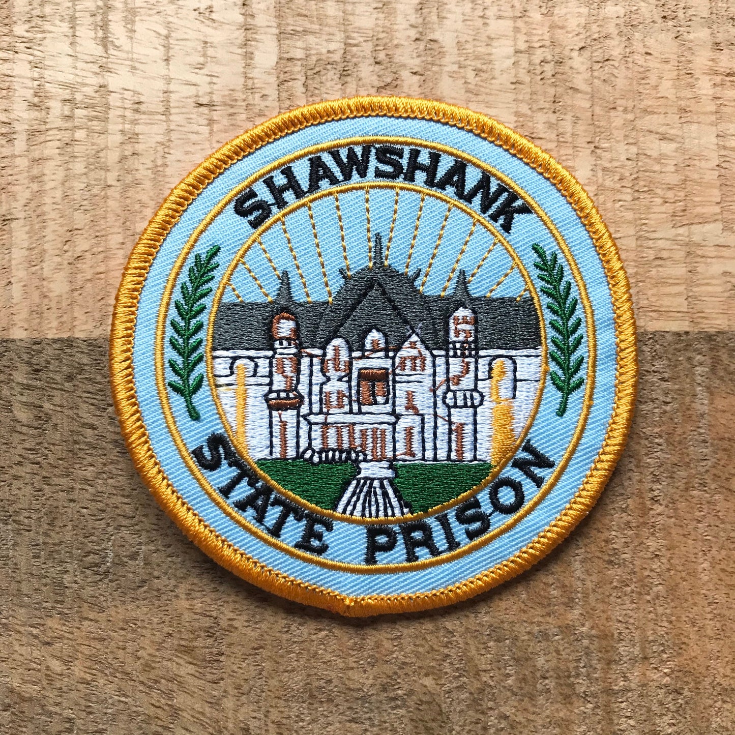 The Shawshank Redemption Patch Guard Hadley Embroidered Sew On Iron On Patch Badge Parche DIY Costume Andy Dufresne Demogorgon Patches DP