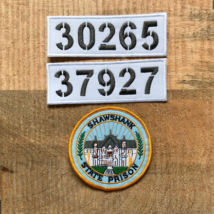 The Shawshank Redemption Patch Guard Hadley Embroidered Sew On Iron On Patch Badge Parche DIY Costume Andy Dufresne Demogorgon Patches DP