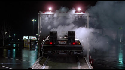 Back To The Future DeLorean License Plate Patch California Outatime Embroidered Sew On Iron On Badge Parche DIY Costume Demogorgon Patches