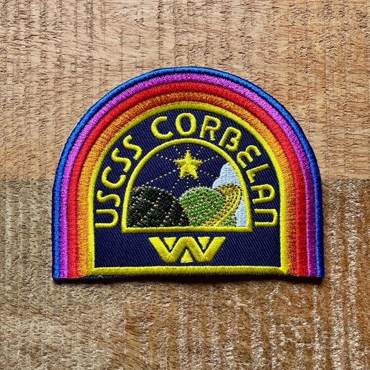 Alien Romulus Uniform Shoulder Patch USCSS Corbelan Weyland Shirt Crew Embroidered Iron On Sew Badge DIY Tyler Kay Andy Rain Carradine Prop