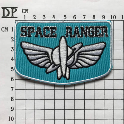 Toy Story Buzz Lightyear Space Suit Embroidered Patch Set Sew On Iron On Badge Space Ranger DIY Prop Costume Sheriff Woody Pixar Rex Zurg