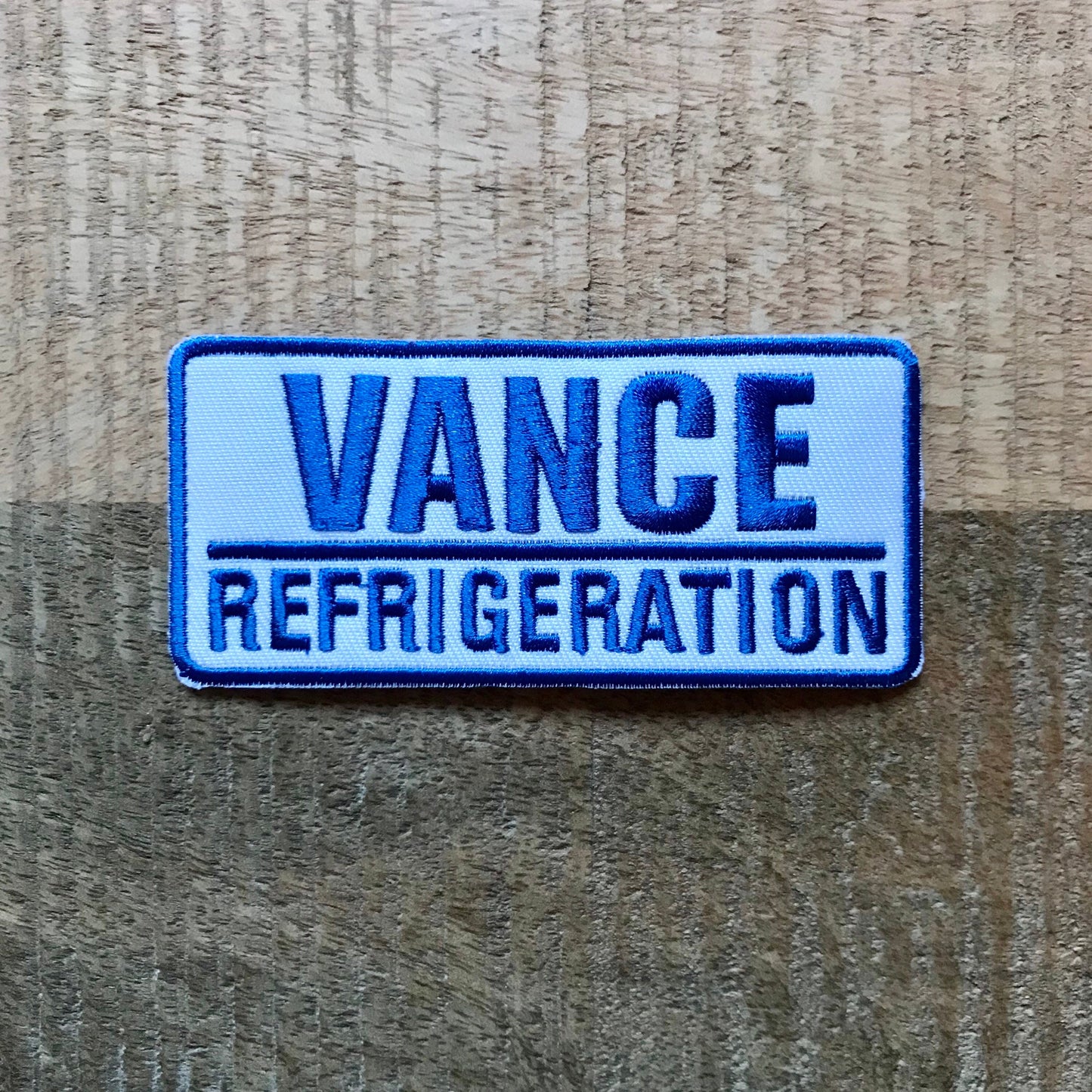 The Office Vance Refrigeration Uniform Costume Patch Embroidered Sew On Iron On Badge Parche DIY  Bob Phyllis Scranton - Demogorgon Patches