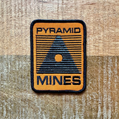 Total Recall Pyramid Mines Uniform Embroidered Patch Iron On Sew Badge DIY Prop Costume Carl Hauser Doug Quaid Federal Colonies Rekall Lori