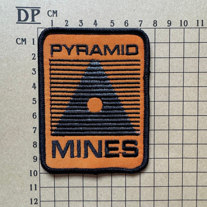Total Recall Pyramid Mines Uniform Embroidered Patch Iron On Sew Badge DIY Prop Costume Carl Hauser Doug Quaid Federal Colonies Rekall Lori