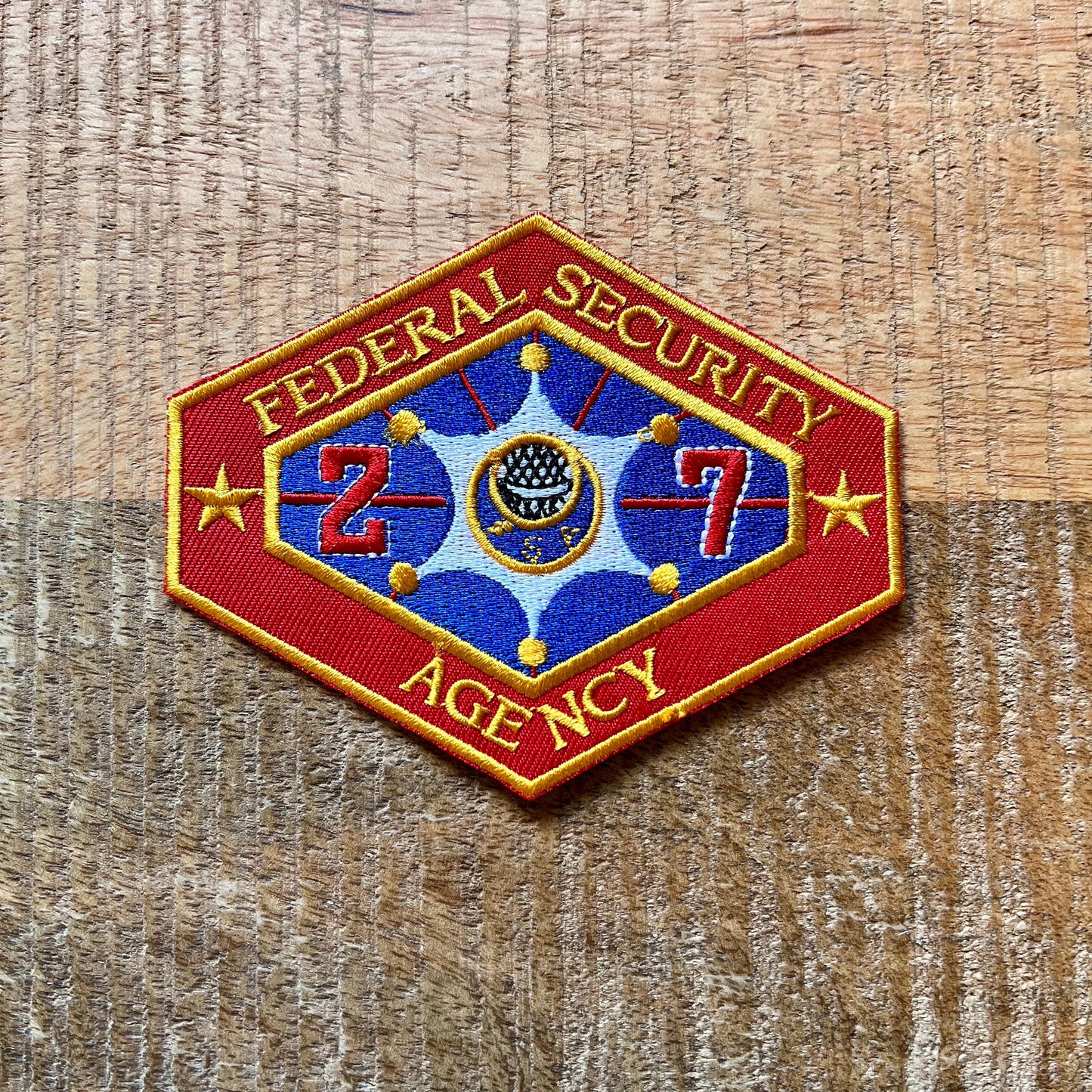 Outland Federal Security Agency Fsa Uniform Embroidered Patch Iron On Sew Badge DIY Prop Marshal William T. O'Niel Costume Jupiter Io Con-Am