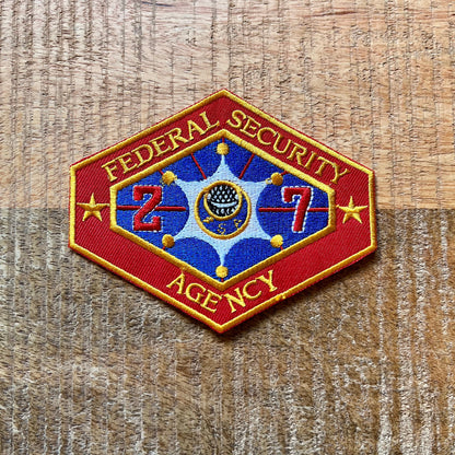 Outland Federal Security Agency Fsa Uniform Embroidered Patch Iron On Sew Badge DIY Prop Marshal William T. O'Niel Costume Jupiter Io Con-Am