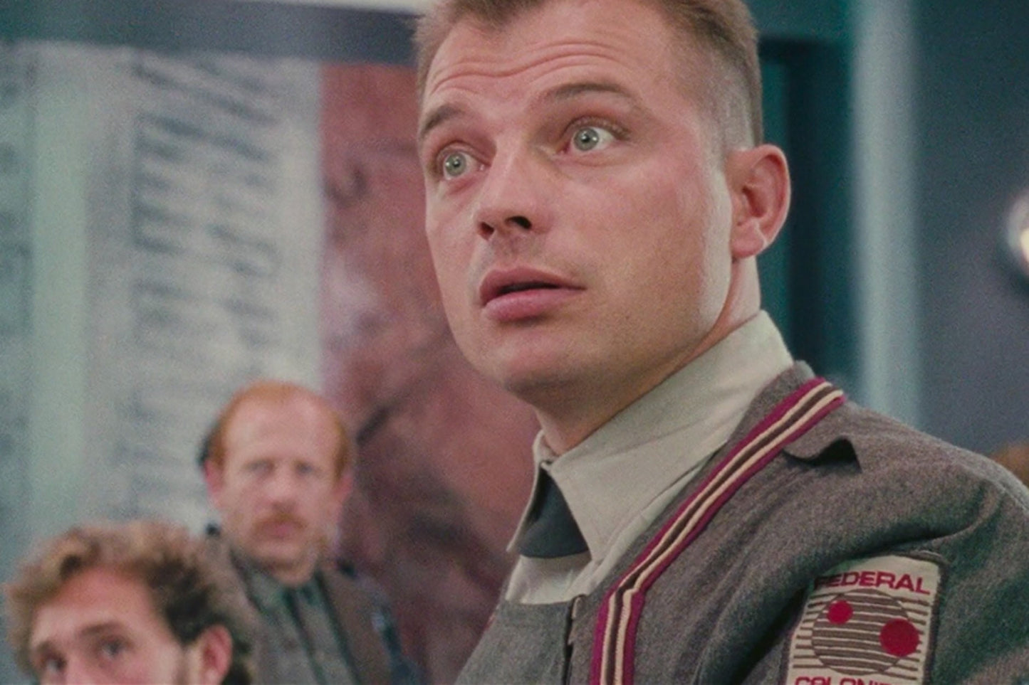 Total Recall Federal Colonies Uniform Embroidered Patch Sew On Iron On Badge Parche DIY Costume Carl Hauser Lori Quaid Demogorgon Patches DP