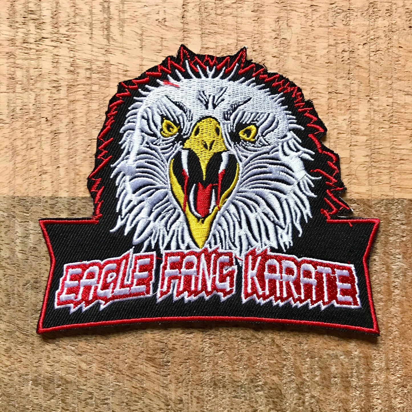 Cobra Kai Eagle Fang Dojo Embroidered Sew On Iron On Patch Badge Daniel San LaRusso Costume DIY Miyagi-Do Karate Kid - Demogorgon Patches