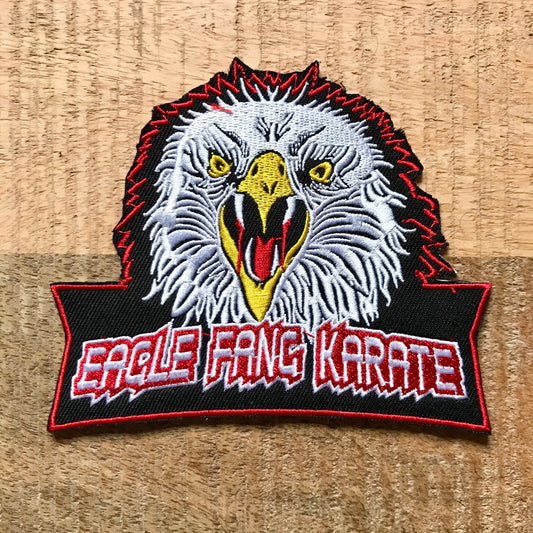 Cobra Kai Eagle Fang Dojo Embroidered Sew On Iron On Patch Badge Daniel San LaRusso Costume DIY Miyagi-Do Karate Kid - Demogorgon Patches