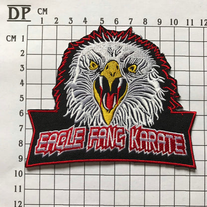 Cobra Kai Eagle Fang Dojo Embroidered Sew On Iron On Patch Badge Daniel San LaRusso Costume DIY Miyagi-Do Karate Kid - Demogorgon Patches