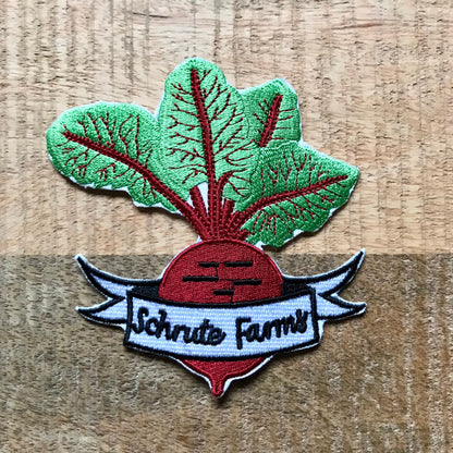 The Office Set Embroidered Sew On Iron On Patch Badge DIY Dunder Mifflin Dwight Schrute Farms Vance Refrigeration Scranton Strangler Costume