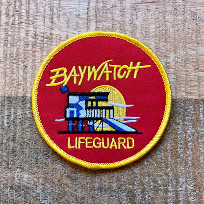 Bay Watch Life Guard Uniform Embroidered Sew On Iron On Patch Badge Parche DIY Costume Baywatch Lifeguard - Demogorgon Patches DP