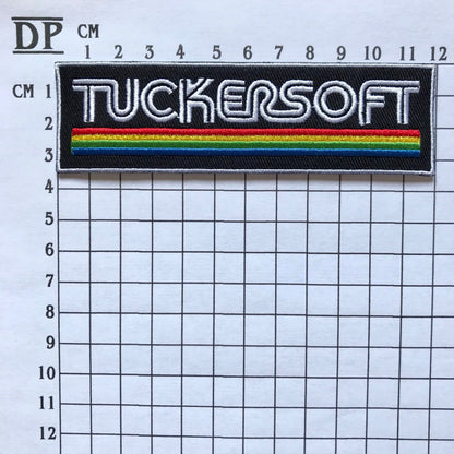 Black Mirror Movie Bandersnatch Tuckersoft Company Logo Embroidered Patch Sew On Iron On Badge DIY Stefan Butler Custome Demogorgon Patches