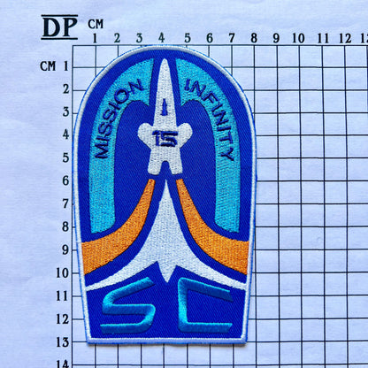 Lightyear Mission Infinity XL15 Uniform Embroidered Patch Iron On Sew Badge Star Command Prop DIY Pixar Buzz Alisha Izzy Hawthorne Sox Zurg