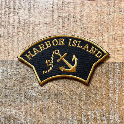 The Truman Show Harbor Island Embroidered Patch Iron On Sew Badge DIY Prop Sailor Hat Seahaven Costume TV Show Christof Free Sylvia Reality