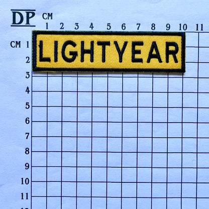 Lightyear Space Ranger Radish Mission Uniform Embroidered Patch Iron On Sew Badge Star Command Prop DIY Pixar Buzz Alisha Hawthorne Sox Zurg