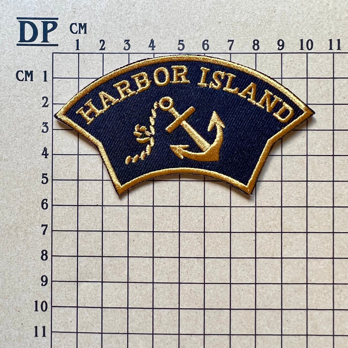 The Truman Show Harbor Island Embroidered Patch Iron On Sew Badge DIY Prop Sailor Hat Seahaven Costume TV Show Christof Free Sylvia Reality
