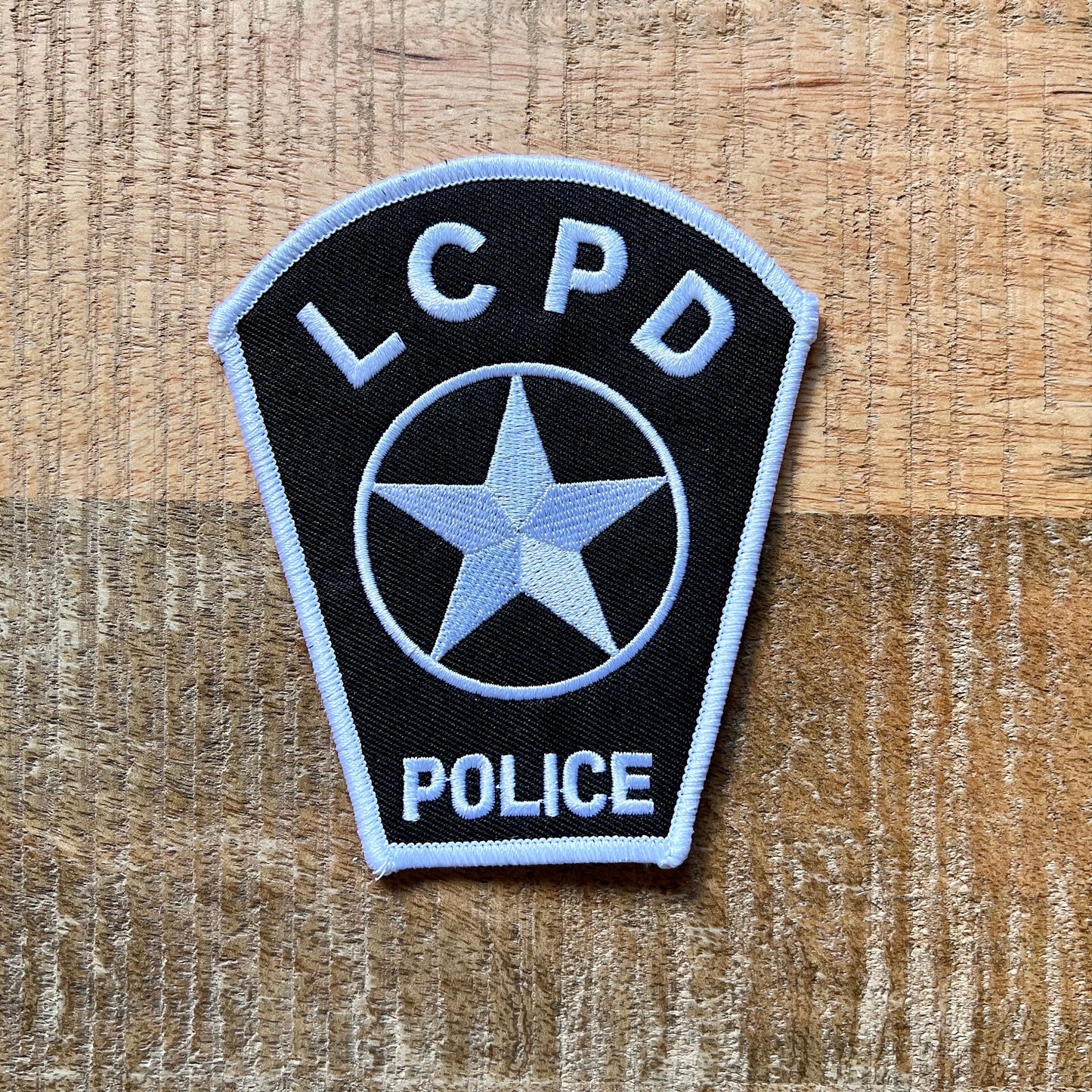 T. J. Hooker LCPD Academy Uniform Embroidered Patch Iron On Sew Badge Diy Prop Police Sergeant Officer Stacy Sheridan Vince Vicki Costume