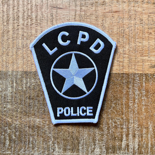 T. J. Hooker LCPD Academy Uniform Embroidered Patch Iron On Sew Badge Diy Prop Police Sergeant Officer Stacy Sheridan Vince Vicki Costume