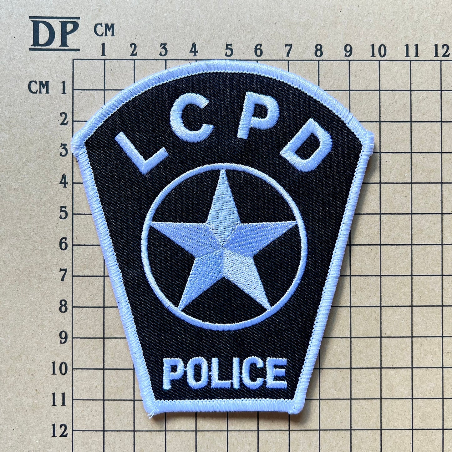 T. J. Hooker LCPD Academy Uniform Embroidered Patch Iron On Sew Badge Diy Prop Police Sergeant Officer Stacy Sheridan Vince Vicki Costume