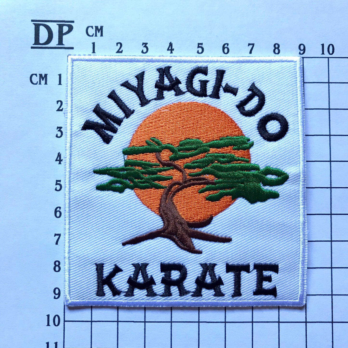 Karate Kid Miyagi Do Dojo Embroidered Sew On Iron On Patch Badge Daniel San LaRusso Costume DIY Miyagi-Do Cobra Kai - Demogorgon Patches