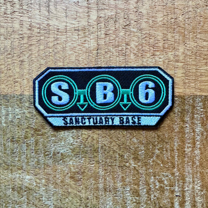 The Doctor Who Sanctuary Base Six SB6 Uniform Embroidered Patch Iron On Sew Badge DIY Prop Space Suit David Tennant Tenth Costume Krop Tor 6