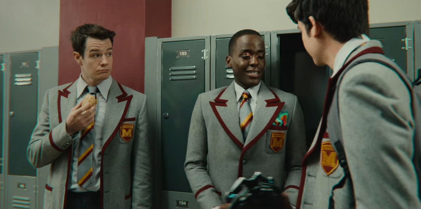 Sex Education Moordale Uniform Patch Embroidered Iron On Sew On Badge DIY TV Show Secondary School Costume Jacket Otis Maeve Eric Adam Ruby