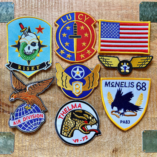 Stranger Things Steve Leather Brown Jacket Patches Set Embroidered Iron Sew On Badge DIY Prop Costume Hawkins 4 Risky McNelis 68 Lucy Thelma