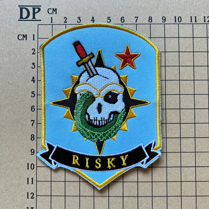 Stranger Things Steve Leather Brown Jacket Patches Set Embroidered Iron Sew On Badge DIY Prop Costume Hawkins 4 Risky McNelis 68 Lucy Thelma