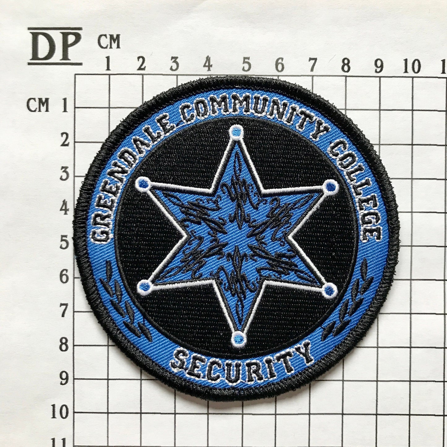 Community Chang Greendale Security Uniform Costume Patch Embroidered Sew On Iron On Badge Parche DIY TV Show Annie Jeff Troy Abed College