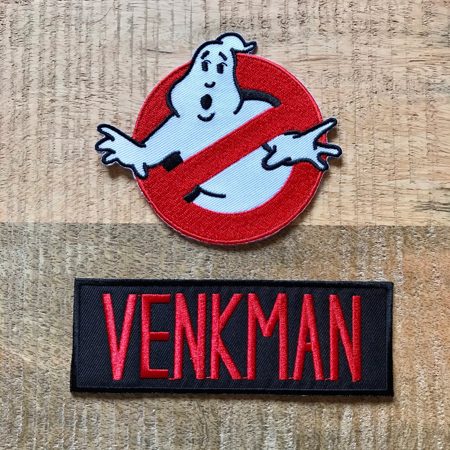 Ghostbusters Uniform Name Embroidered Sew On Iron On Patch Badge Stantz Venkman Zeddemore Spengler DIY Parche - Demogorgon Patches - DP