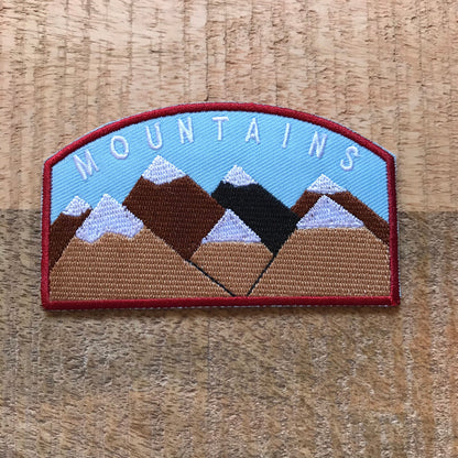 Moonrise Kingdom Sam Shakusky Costume Mountains Patch Embroidered Sew On Iron On Badge DIY Khaki Scout Wes Anderson Demogorgon Patches DP