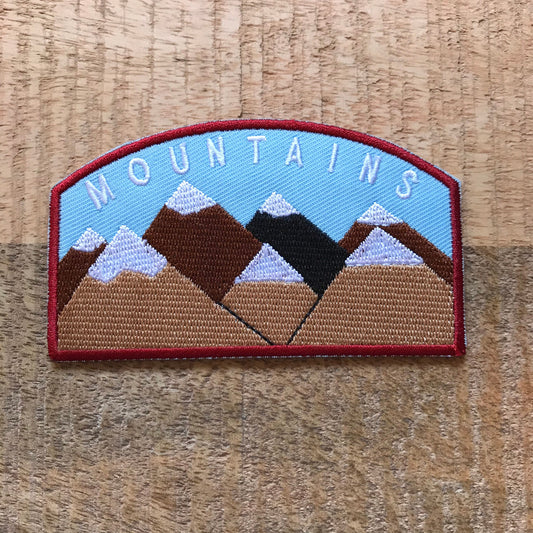 Moonrise Kingdom Sam Shakusky Costume Mountains Patch Embroidered Sew On Iron On Badge DIY Khaki Scout Wes Anderson Demogorgon Patches DP