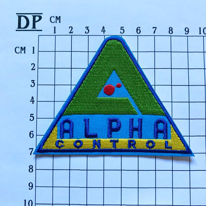 Lost In Space Alpha Control Logo Embroidered Iron On Patch Badge Parche DIY Costume Prop Sew On Uniform Demogorgon Patches