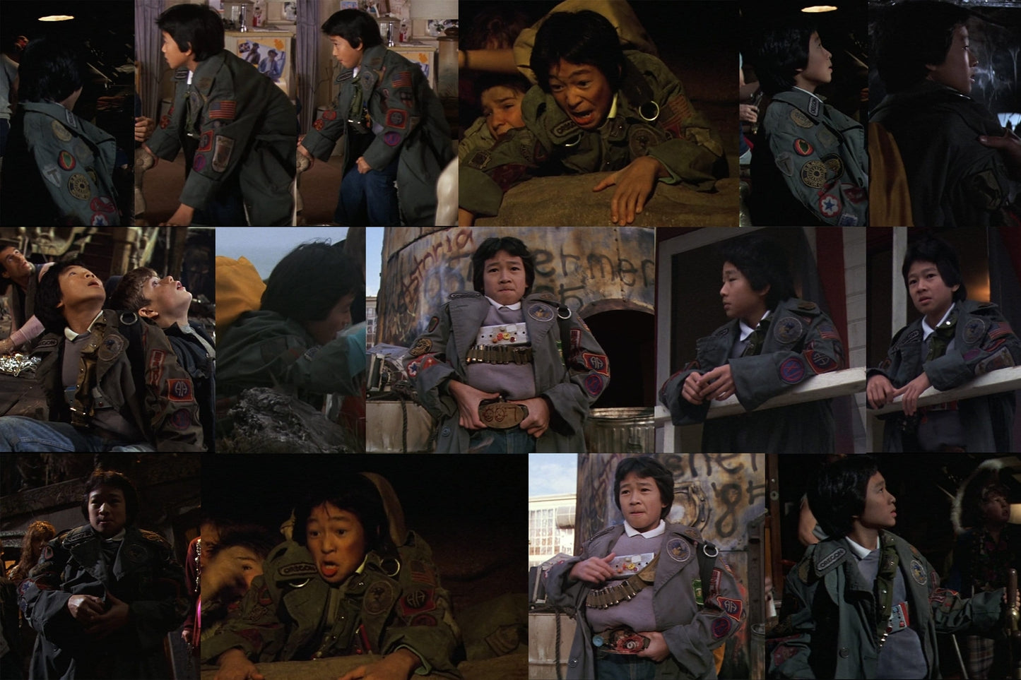 THE GOONIES DATA TRENCH COAT EMBROIDERED PATCH SET IRON HALLOWEEN COSTUME DIY