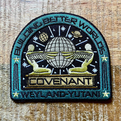 Alien Covenant Exploration Uniforms USCSS Coveralls Crew Set Patches Embroidered Iron On Sew Badge DIY Prop Earth Movie Space Suit Danny