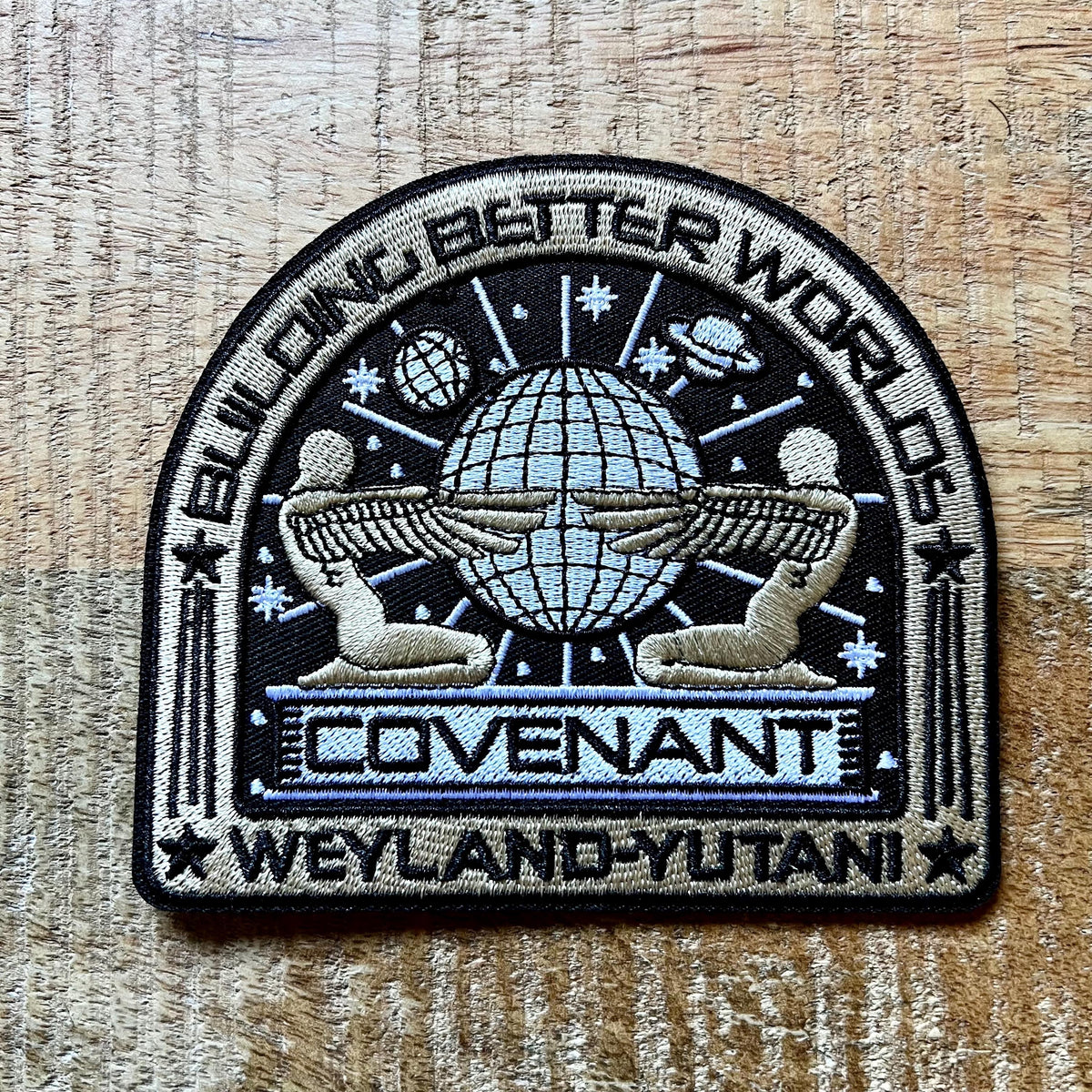 Alien Covenant Exploration Uniforms USCSS Coveralls Crew Set Patches Embroidered Iron On Sew Badge DIY Prop Earth Movie Space Suit Danny