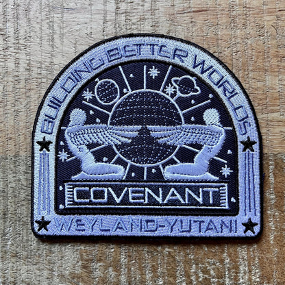 Alien Covenant Exploration Uniforms USCSS Coveralls Crew Set Patches Embroidered Iron On Sew Badge DIY Prop Earth Movie Space Suit Danny