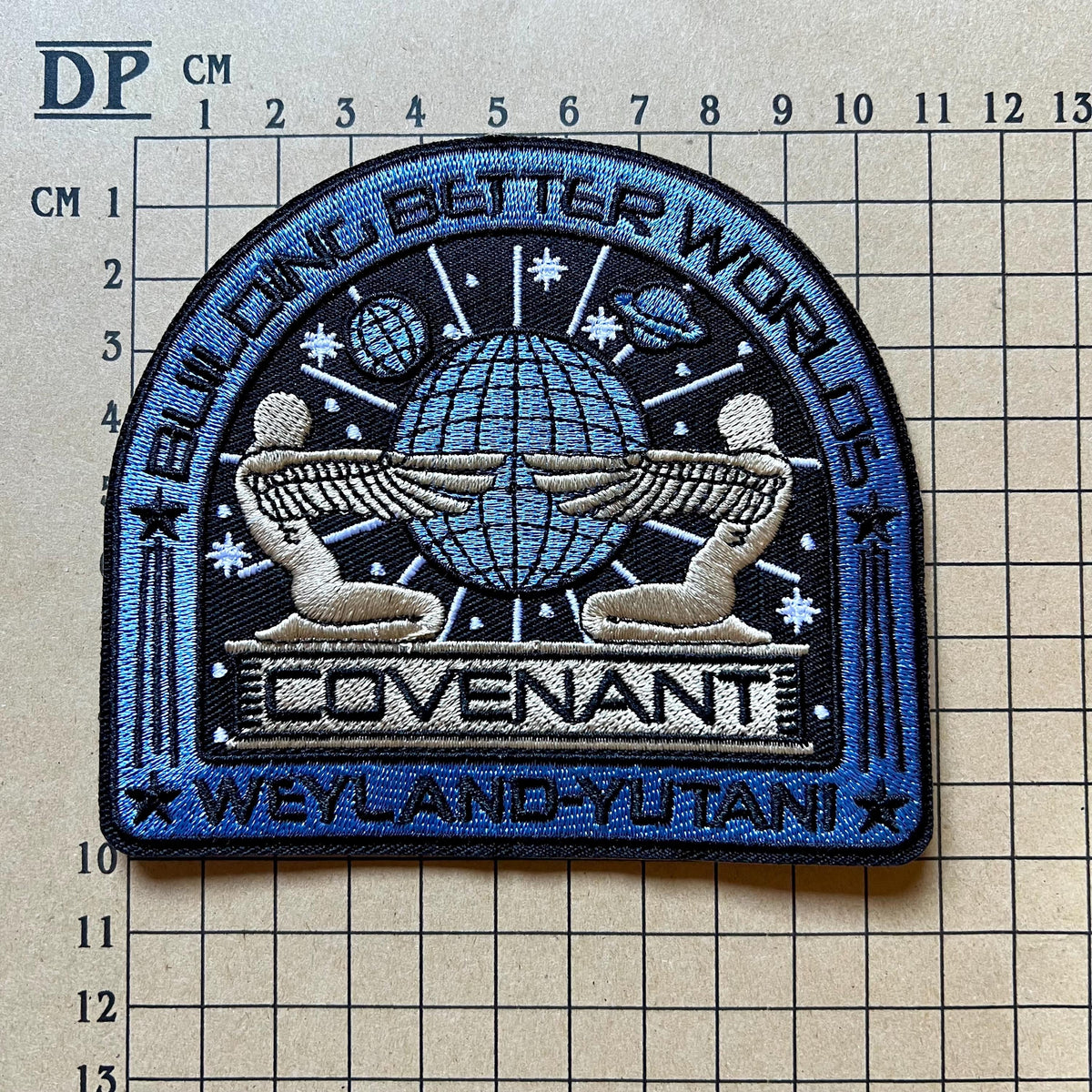 Alien Covenant Exploration Uniforms USCSS Coveralls Crew Set Patches Embroidered Iron On Sew Badge DIY Prop Earth Movie Space Suit Danny