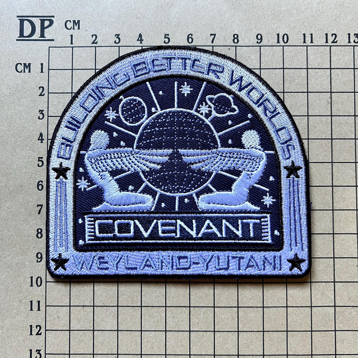 Alien Covenant Exploration Uniforms USCSS Coveralls Crew Set Patches Embroidered Iron On Sew Badge DIY Prop Earth Movie Space Suit Danny