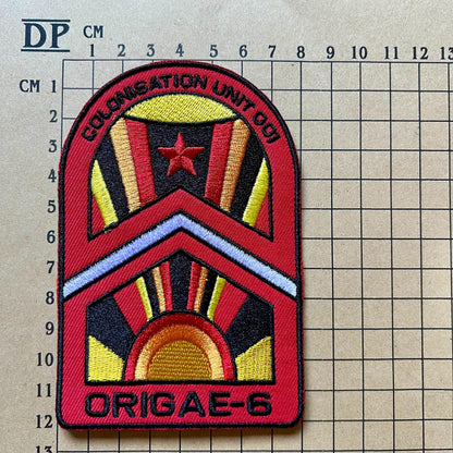 Alien Covenant Exploration Uniforms USCSS Coveralls Crew Set Patches Embroidered Iron On Sew Badge DIY Prop Earth Movie Space Suit Danny