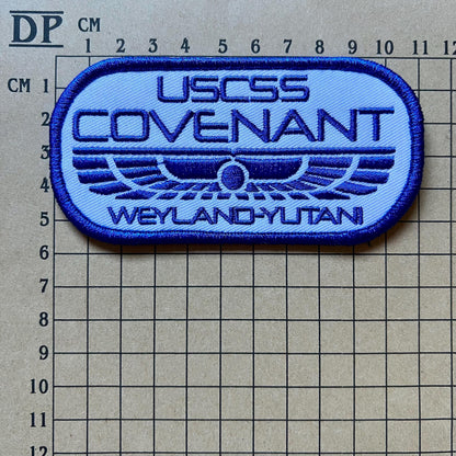 Alien Covenant Exploration Uniforms USCSS Coveralls Crew Set Patches Embroidered Iron On Sew Badge DIY Prop Earth Movie Space Suit Danny