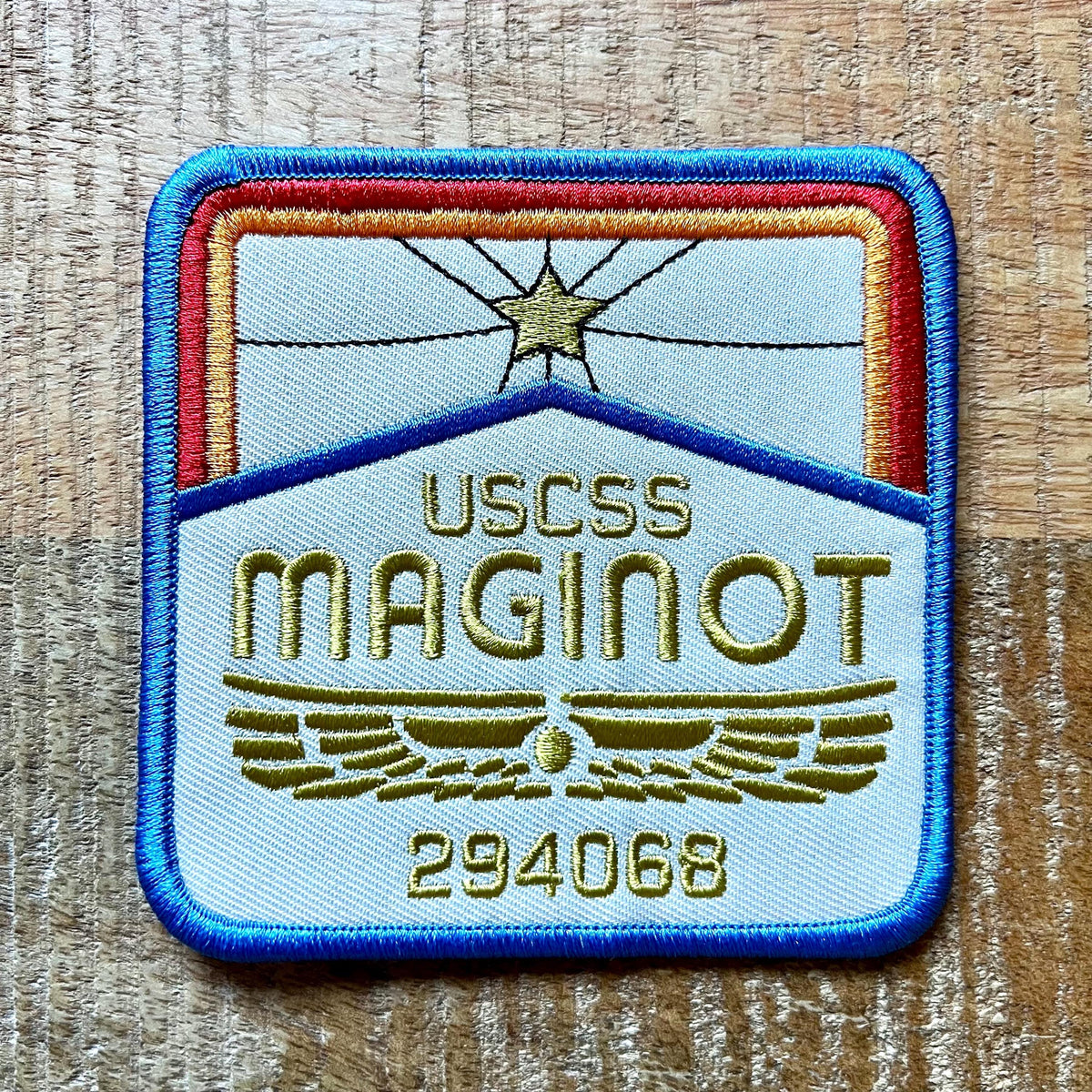 Alien Earth Uniform Patch USCSS Maginot Embroidered Iron On Sew Patch Badge DIY Prop Costume 294068